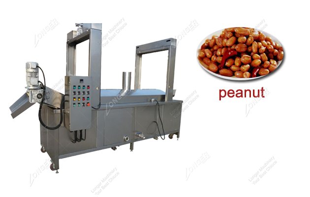 Continuous Peanut Fryer Machine|Groundnut Frying Machine In Nigerian