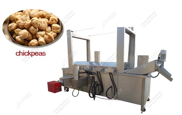 Commercial Continuous Chickpeas Frying Machine For Sale