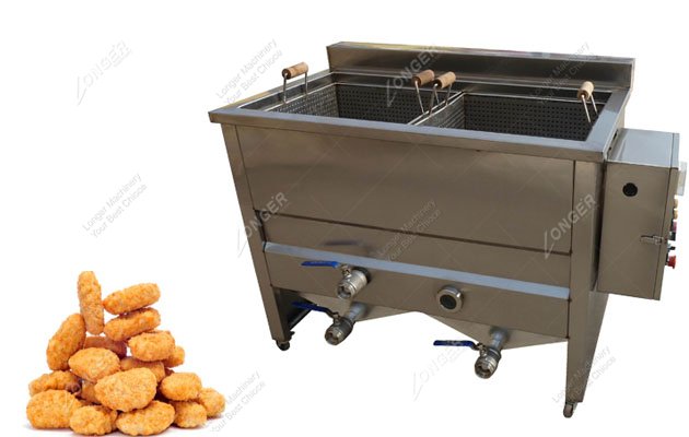 Automatic Chicken Nuggets Frying Machine