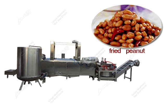 Groundnut Frying Machine In Nigeria | Fried Peanut Processing Line