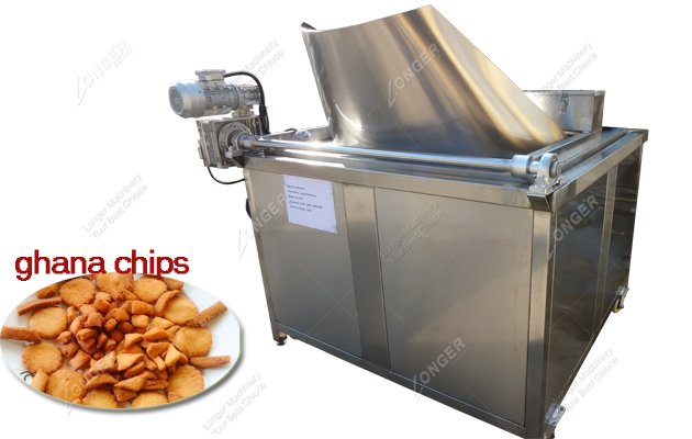 Automatic Ghana Chips Frying Machine|Shakarpara Making Equipment For Sale