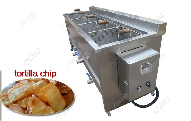 Factory Price Commercial Tortilla Chip Fryer Machine Making Equipment