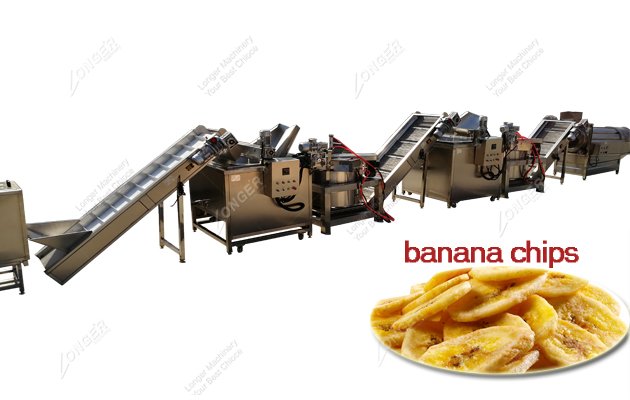 Automatic Banana Chips Production Line|Plantain Chips Making Machine