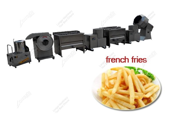 Potato French Fries Making Machine