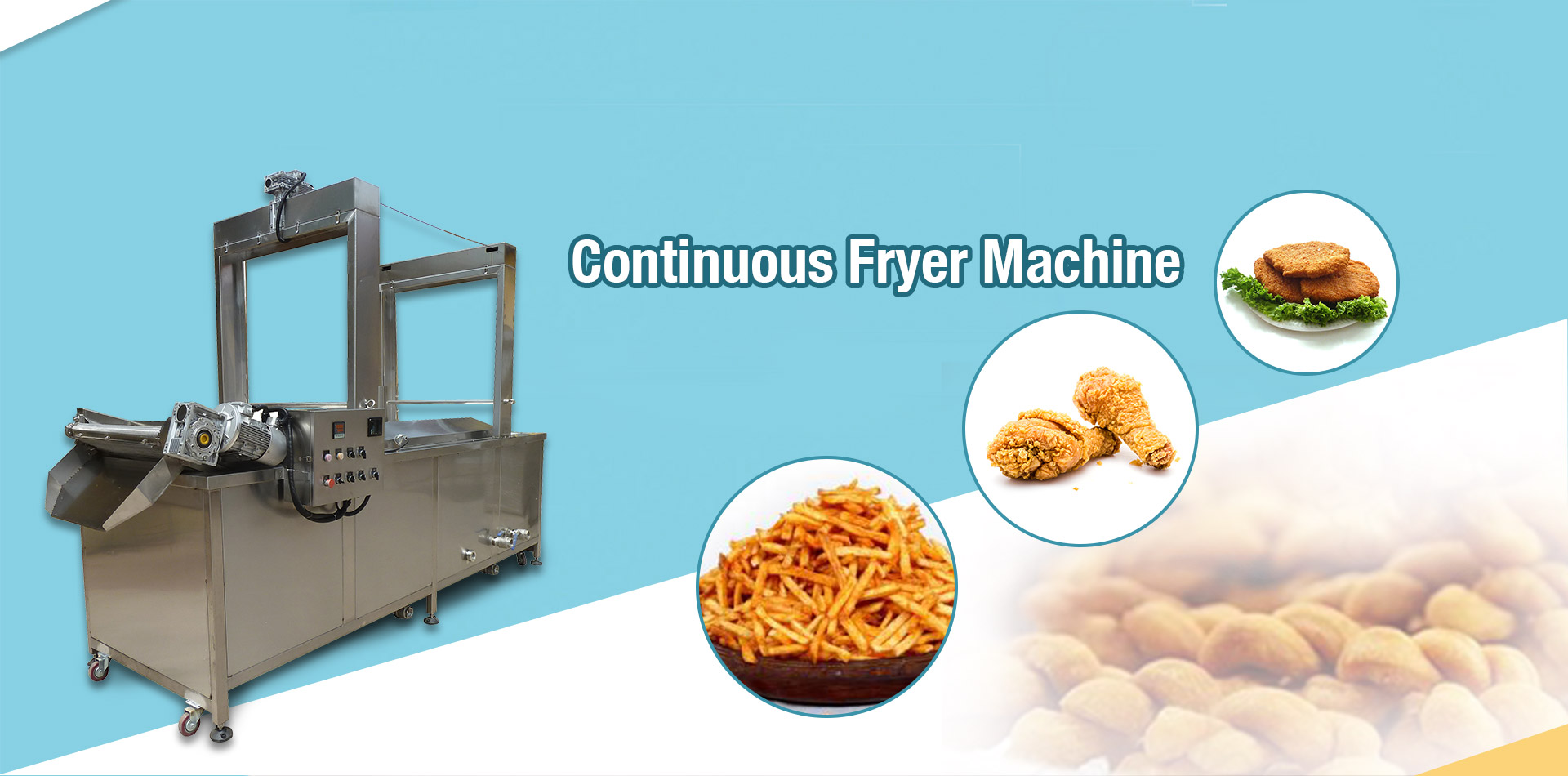 Continuous Namkeen Fryer Machin