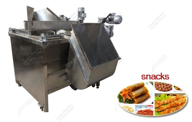 Automatic Snacks Frying Machine With Factory Price