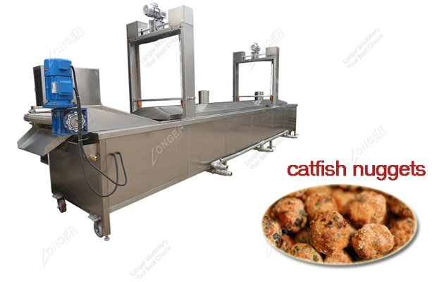 Electric Catfish Nuggets Frying Machine With Factory Price