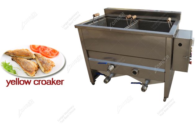 Yellow Croaker Frying Machine|Hairtail Fryer Equipment For Sale