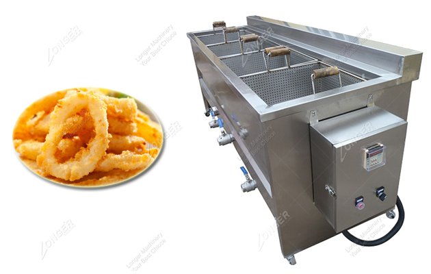 Onion Strings Frying Machine Onion Strings Frying Machine