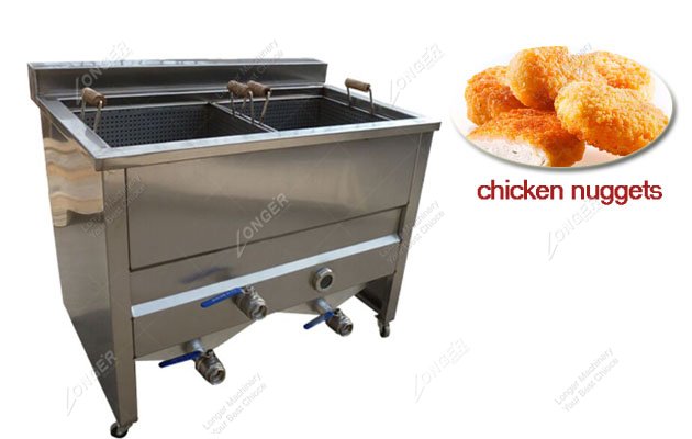 Automatic Chicken Nuggets Frying Machine