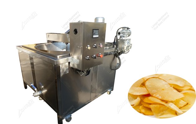 Electric Cassava Chips Fryer Machine