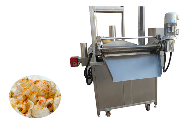 Continuous Pork Skin Fryer Machine