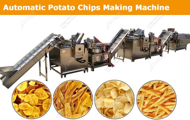 Automatic Potato Chips Making Machine