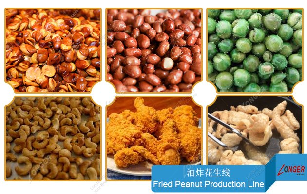 Continuous Groundnut Frying Line
