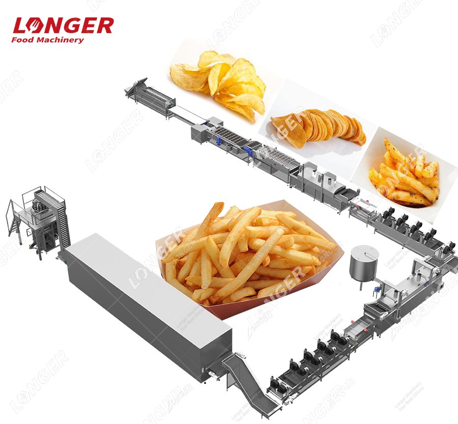 french fries production line turkey