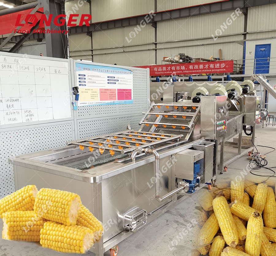 Corn washing machine  