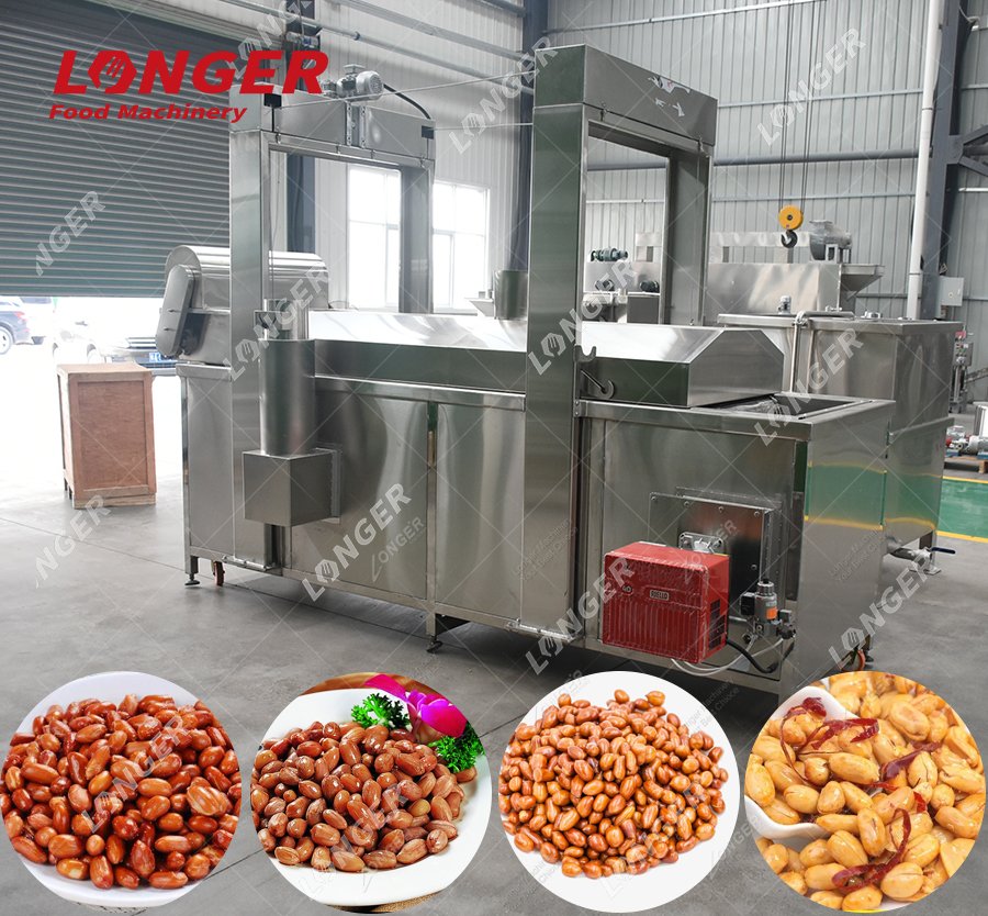 groundnut frying machine